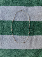 8 Knot Necklace - silver